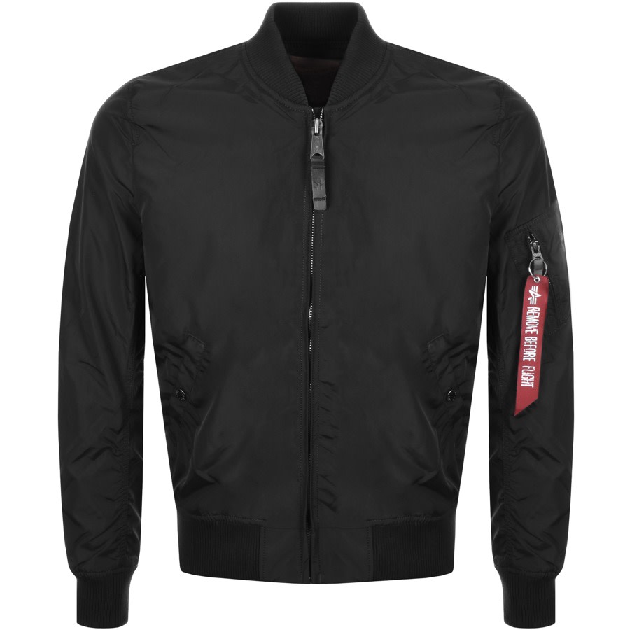 Alternative Image for ProductAlpha Industries MA 1 TT Bomber Jacket Black1